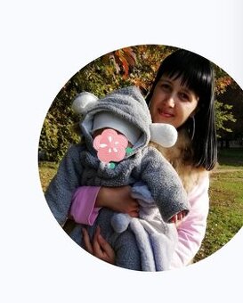 Plyšový overal Medvedík jeseň-jar