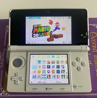 Nintendo 3DS White + 64GB SD karta