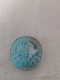 Predám striebornú mincu