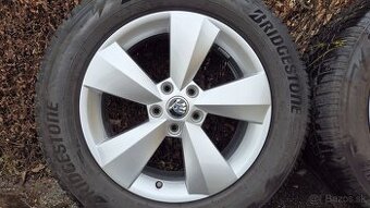Elektróny originál Škoda 5x112r17, pneu 215/65r17