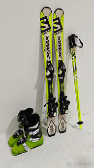 LYŽE SALOMON XMAX JR 110CM + LYŽIARKY SALOMON T3 36EUR