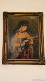 Starožitný obraz Sisi