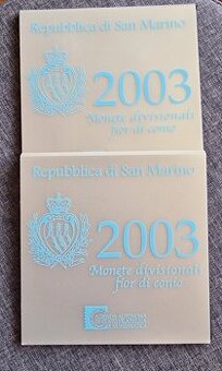 San Maríno - Oficiálna ročníková sada euromincí  2003.