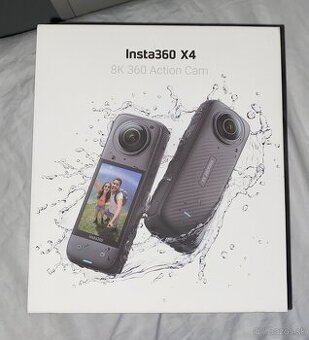 🔥 Insta360 X4 – 8K 360° kamera – TOP STAV 🔥