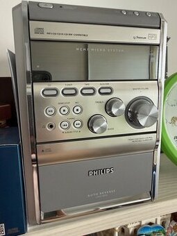 Philips MCM7 Micro System – CD/MP3/Rádio/Kazeta + repro