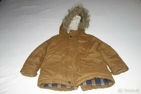 detská zimná bunda - parka veľkosť 98