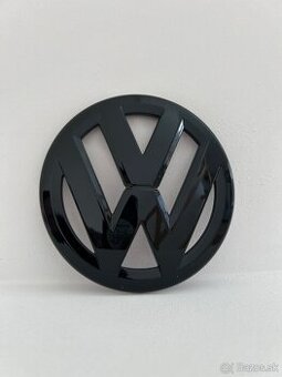 Volkswagen znak čierny lesklý 115/130mm