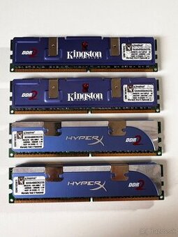DDR2 HyperX / Kingston RAM (4x1Gb)