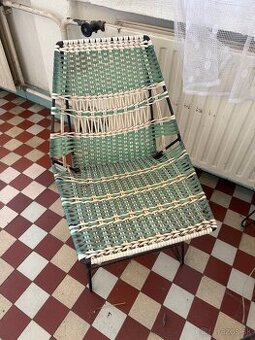 RETRO pletené stoličky