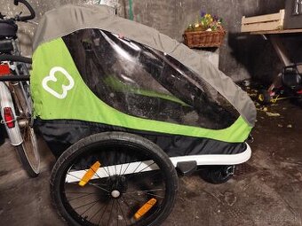 Homax Vozík 2deti za bycikel nepoužívané