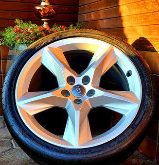 alu R19 5x112 orig. Audi, letné pneu 255/35, /A5/
