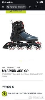 Rollerblade macroblade 90 (26cm)