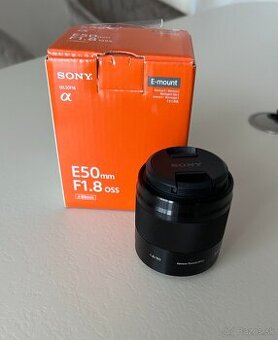 Objektív Sony 50 mm F1,8 čierny - TOP STAV
