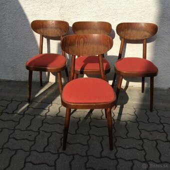 Retro stolicky Cesky Nabytok Smidek 4ks Vintage
