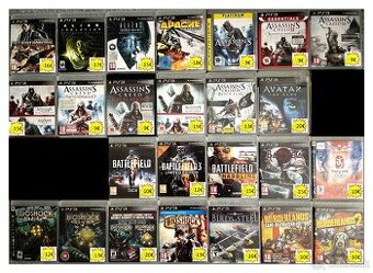 Predam PS3 hry - Crash, GTA, LEGO, FIFA, F1, BUZZ