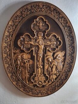 Drevorezba, kríž nástenný