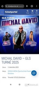 Michal David 3.12. Bratislava