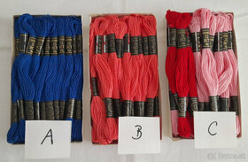 Bavlnky na vyšívanie a látky na vyšívanie - 1