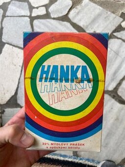 Retro praci prášok Hanka