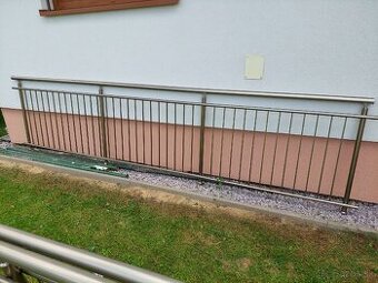 Predám používané hlinníkové zábradlie za zlomkovú cenu