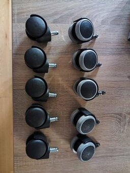 Kolieska na kancelárske stoličky