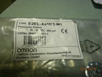 Indukčný snimač E2EL-X4MF1-M1.