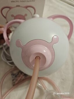 Nosiboo Pro Pink elektrická nosná odsávačka