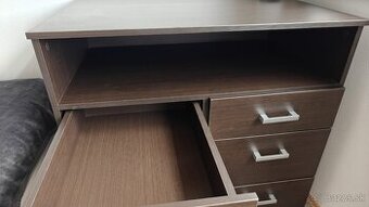 Komoda + Prebalovaci pult - Drevona (bez matraca) wenge