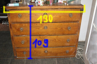 komóda Biedermaier..cca rok 1850