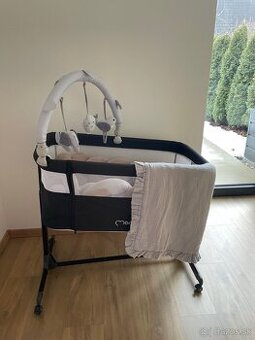 Detská postieľka MoMi revo, monitor dychu babysense 7