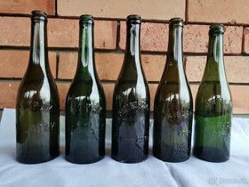 Historicke pivne fľaše
