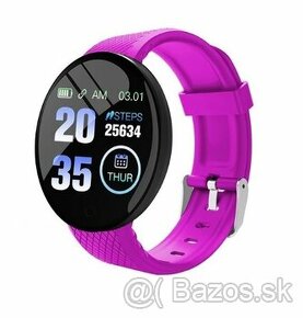 (IHNEĎ) Fitness Smart hodinky D18, fialové