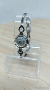 Predám funkčné dámske strieborné hodinky Prätina 835 - 1