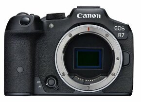 Canon EOS R7 + adaptér na EF + objektív R 18-150,v záruke