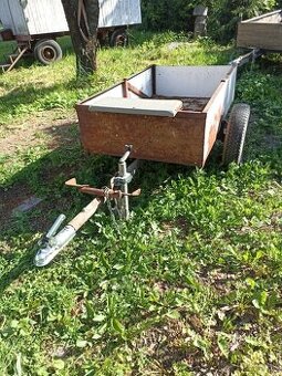 Prívesný vozík za malotraktor(parohač)