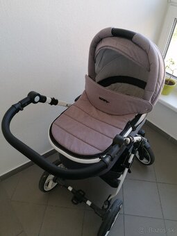 Kočík Kunert Libero (3 v1) šedo-sivý + isofix do auta
