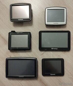 Predám 6 ks rôznych GPS navigácií TOMTOM, DYNAVIX, PRESTIGIO