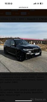 BMW X7 M50i možný odpočet DPH