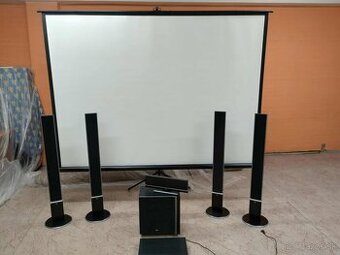 Predám domáce kino + plátno na projektor