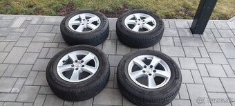 Predám letné pneumatiky  na hliníkových diskoch 215/65 R16