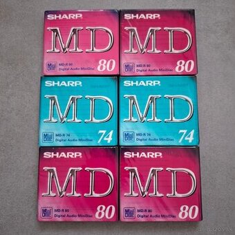 SHARP MD80 / MD74 / 6ks (predaj iba ako celok)