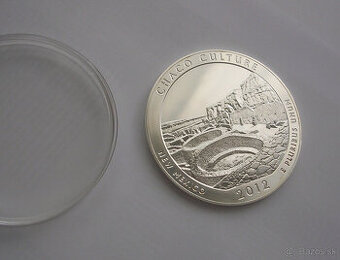5 Oz Quarter Dollar 2012 New Mexico - CHACO CULTURE