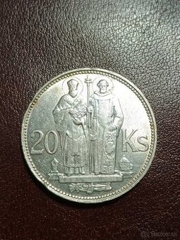 Strieborná minca 20ks