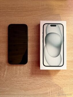 Predám iPhone 15 128GB – čierny – top stav