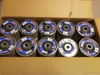 lamelové vejárové kotúče 125mm , zrnitosť 40,60,80 - nové