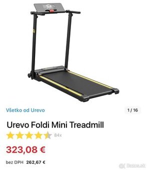 Bežecký pás 10km/hod  -  v záruke