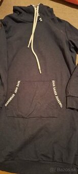 Mikina predlzena modra