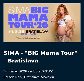 SIMA - "BIG Mama Tour" - Bratislava