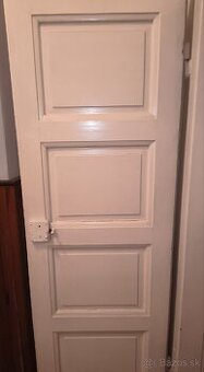 Interiérové dvere drevené, 2x