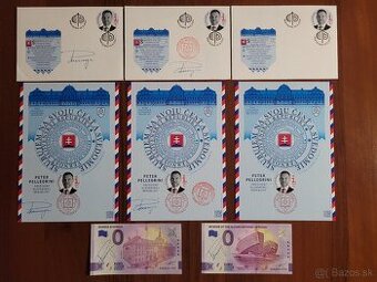Pamätný list a FDC prezident Peter Pellegrini +0€ s podpisom